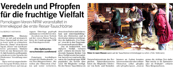 Zeitungsartikel Bergische Rundschau, 05.02.2013